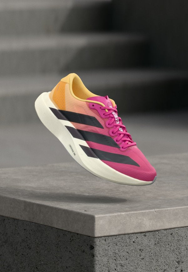 adidas Performance ADIZERO EVO SL WOVEN - Road running shoes - ice tangerine/aurora black/lucid fuchsia