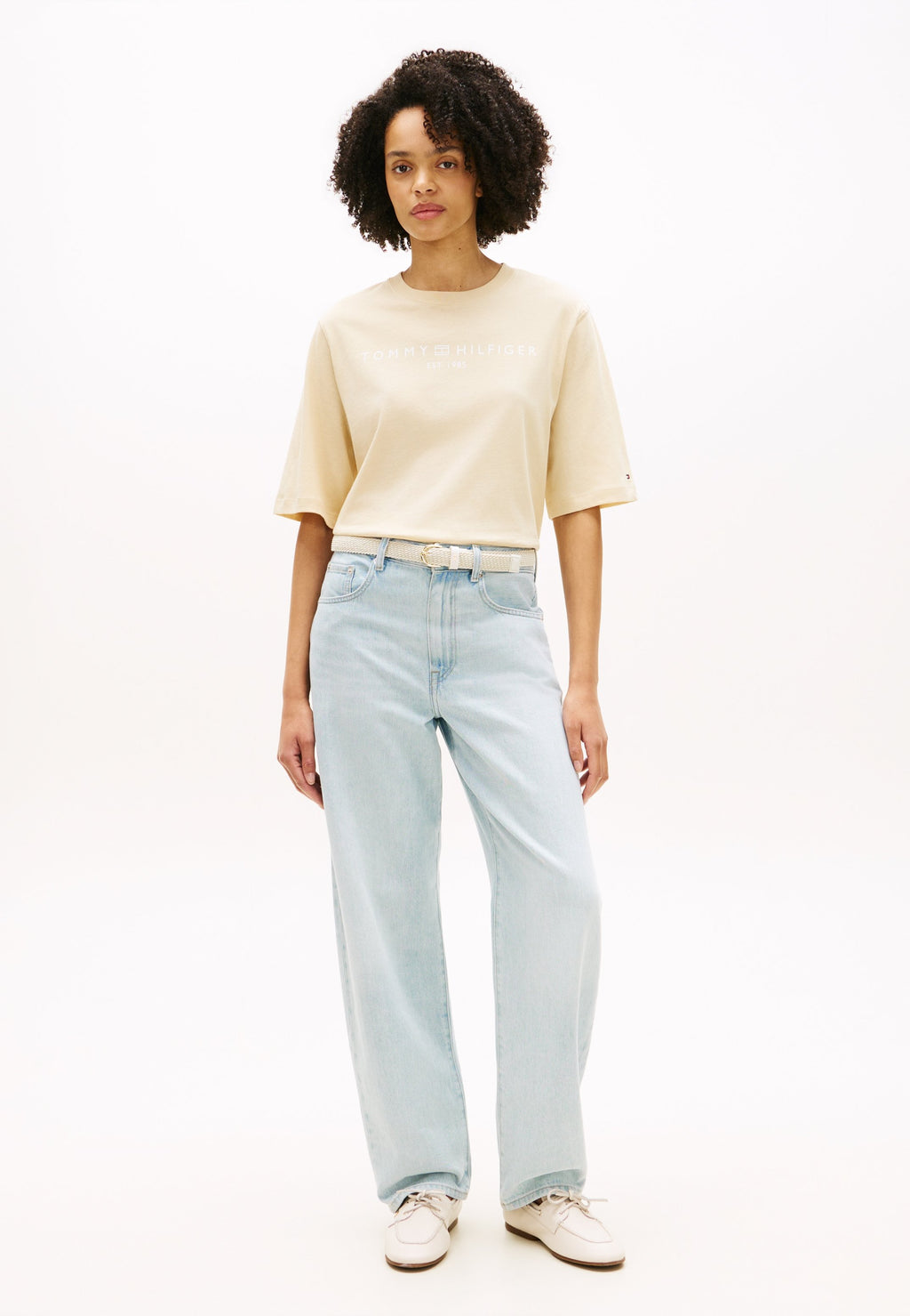 LOGO JERSEY RELAXED CREW NECK T-SHIRT Media 2