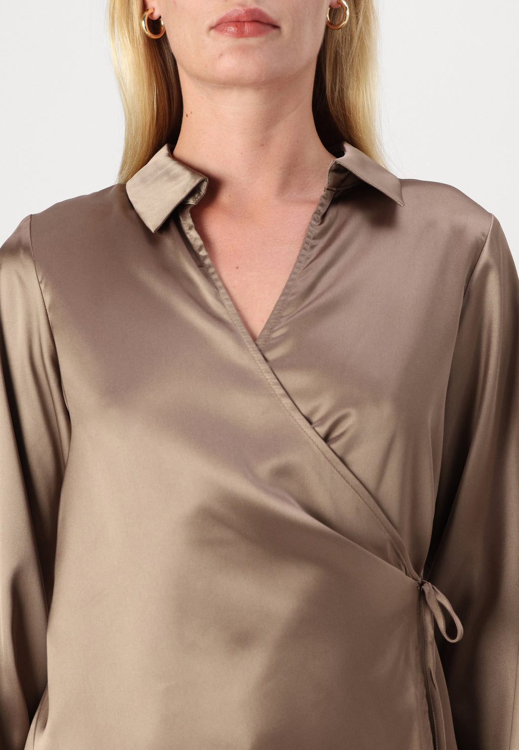 Anna Field Tall WRAPPED OVER COLLAR NECK LONG SLEEVES