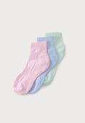 Nike Performance EVERYDAY CUSH ANKLE UNISEX 3 PACK - Sports socks - pink/blue/light green