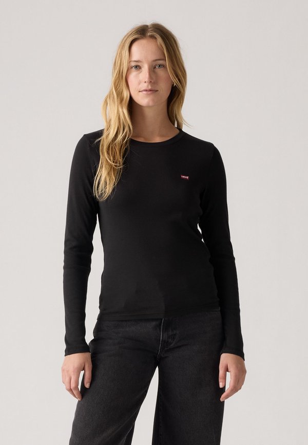 Levi's® ESSENTIAL TEE 2 PACK - Long sleeved top - white/anthracite night