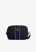 Tommy Hilfiger TH MONOGRAM CROSSBODY CAMERA BAG - Cross body bag - space blue
