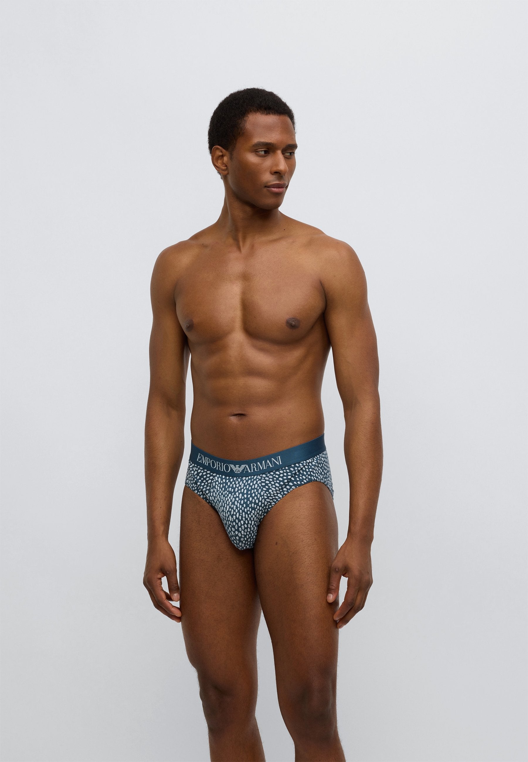 Emporio Armani PATTERN MIX PARTE BASSA BRIEFS 2 PACK