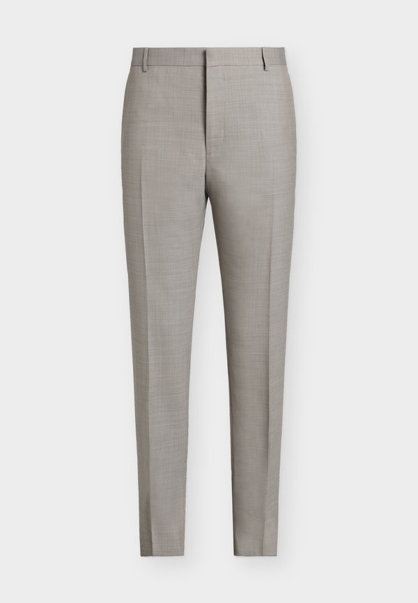 Calvin Klein MICRO BARLEYCORN SLIM - Trousers - roasted cashew