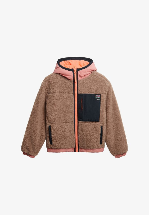 Superdry & Co Fleece jacket - light taupe