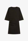Bershka RUCHED MINI DRESS - Jersey dress - black