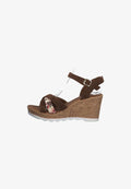 s.Oliver Platform sandals - cogn sued flow