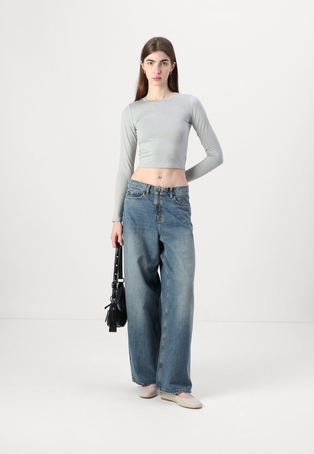 Hollister Co. FLAT SEAMLESS CREW