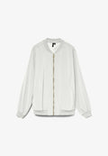Vero Moda Curve VMCCOCO - Zip-up sweatshirt - cloud dancer