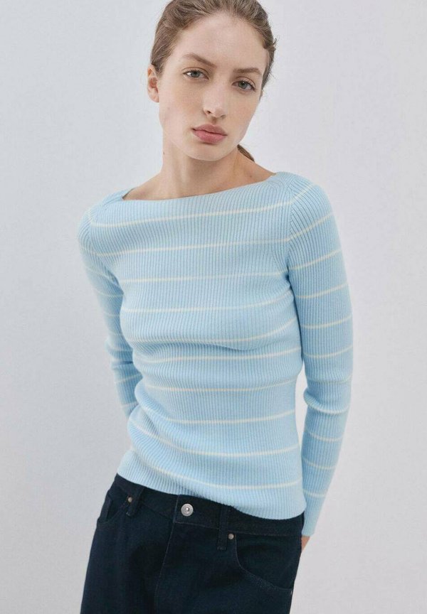 Mango Jumper - light blue