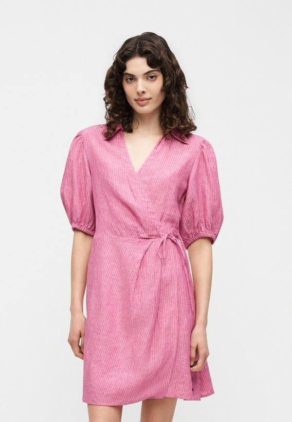 Tommy Hilfiger SUMMER WRAP TIE - Day dress - mini classic pink