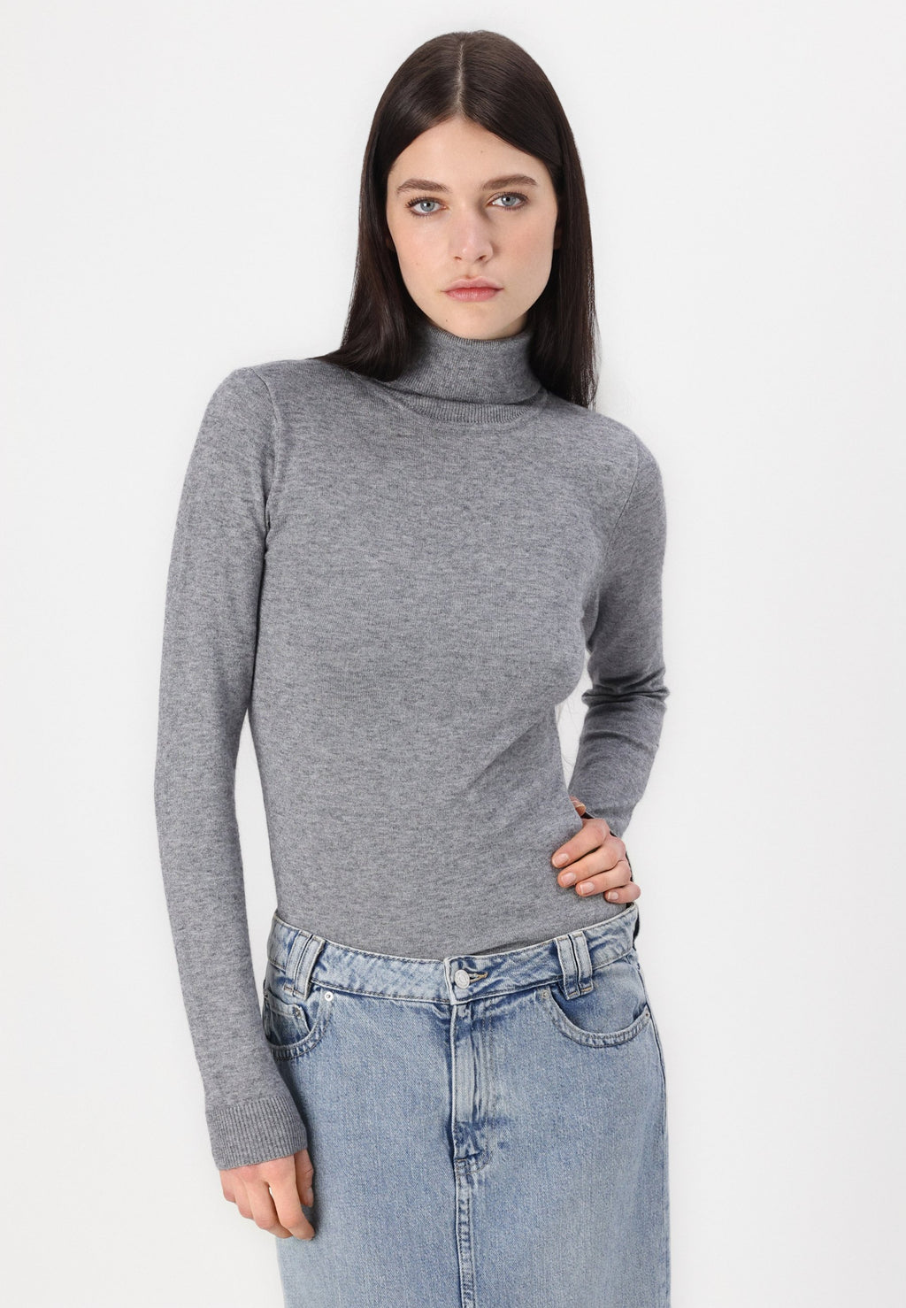 Object OBJTHESS L/S ROLLNECK KNIT PULLOVER