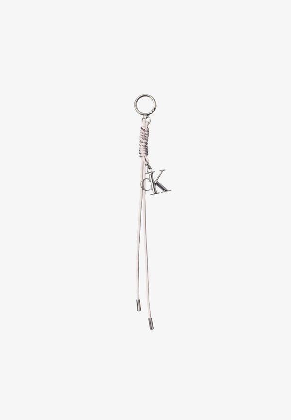 Calvin Klein TASSLE BAG CHARM - Keyring - gray lilac/fudge