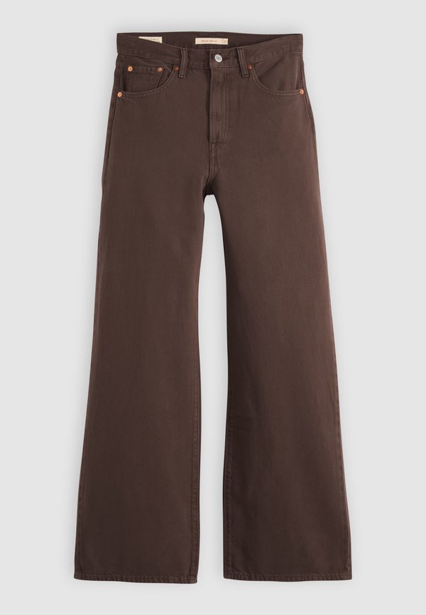 Levi's® RIBCAGE WIDE LEG - Wide Leg - hot fudge