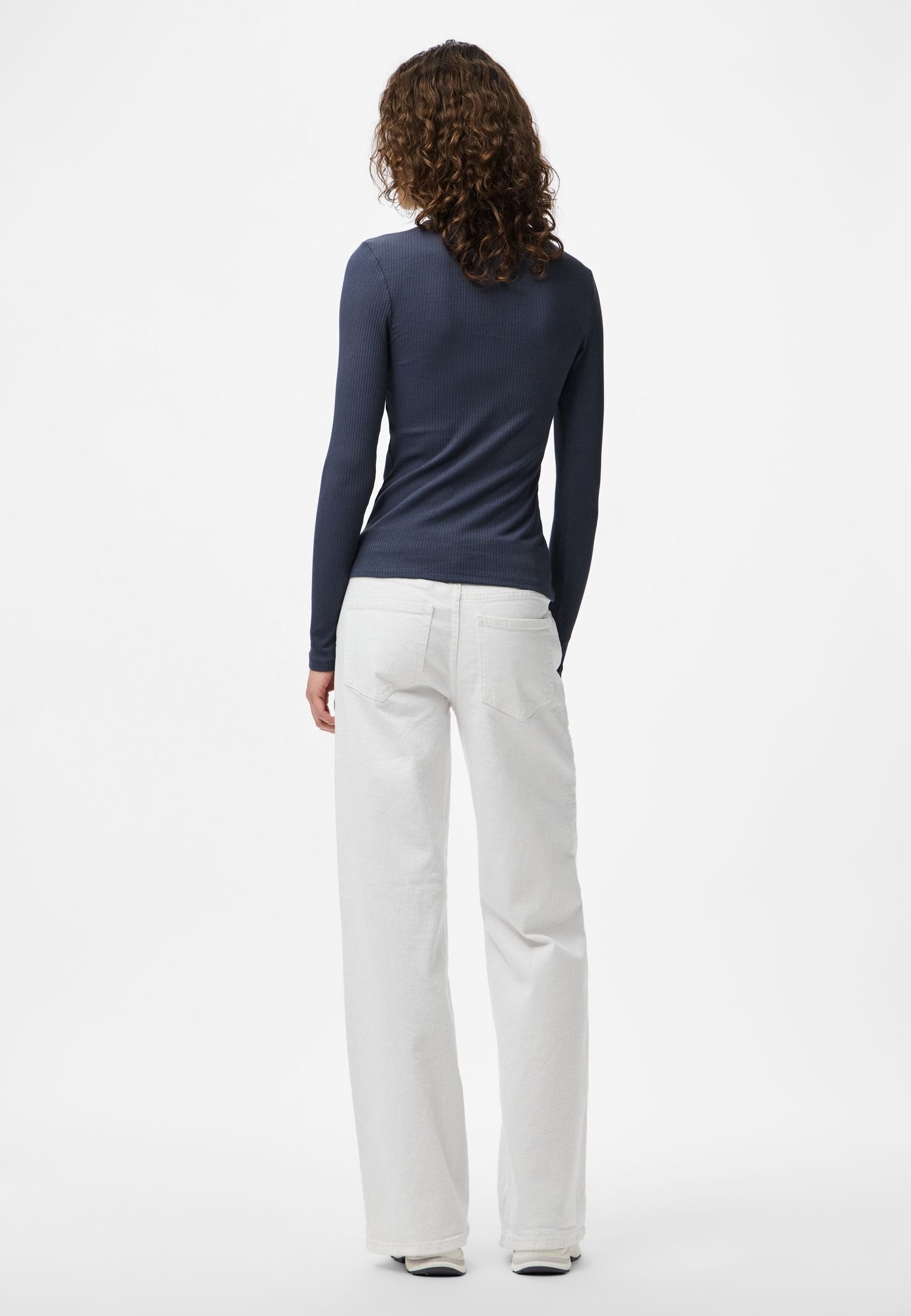 Pieces PCKITTE ZIP T-NECK