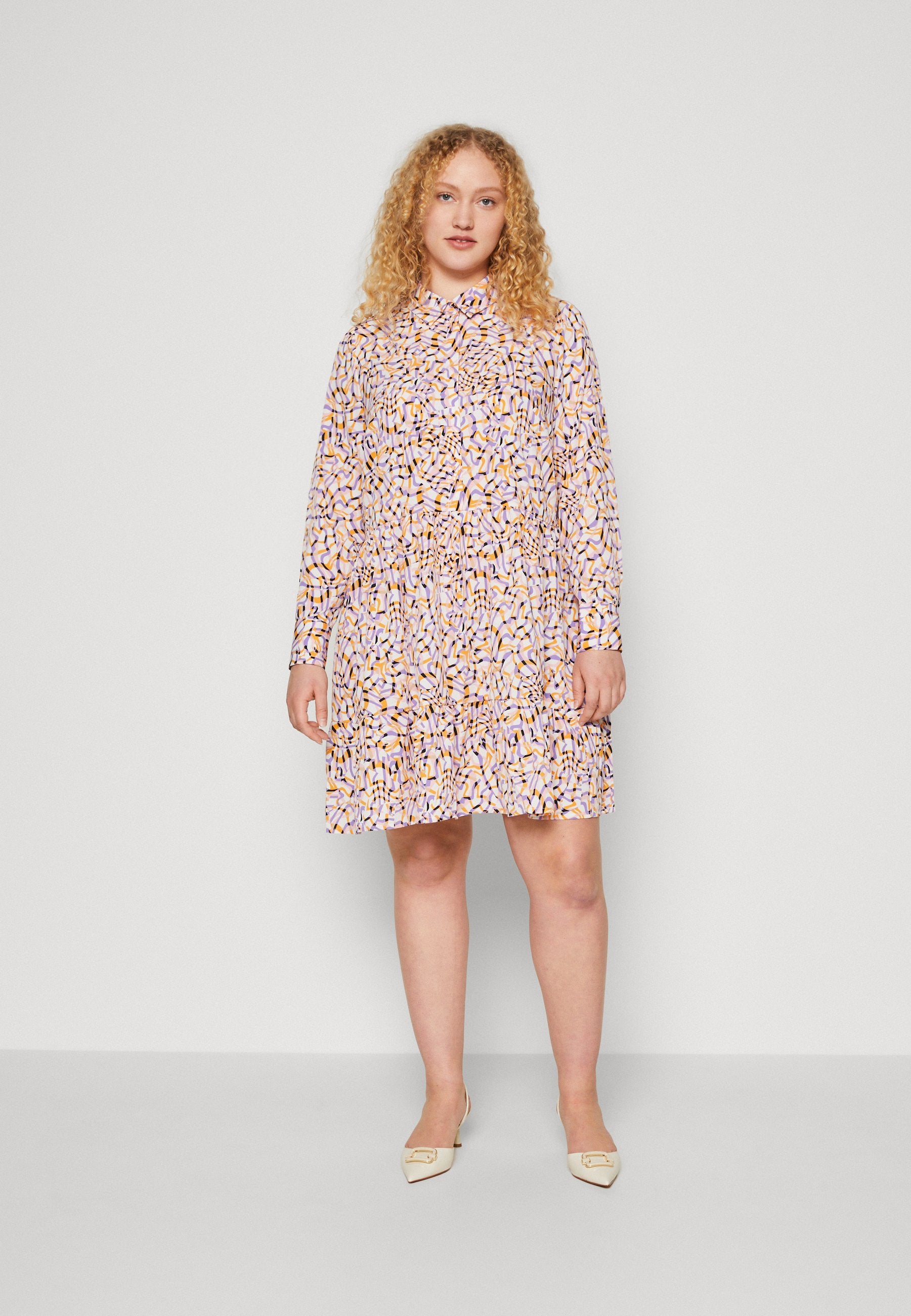 Pieces Curve PCBERNICE SHIRT DRESS