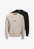 Jack & Jones Sweats 2-pack Sweats - Sweatshirt - black