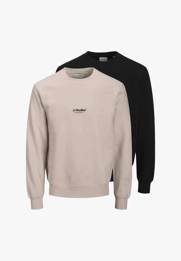 Jack & Jones Sweats 2-pack Sweats - Sweatshirt - black