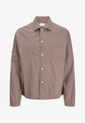 Jack & Jones JORAUSTIN CLEAN CHECK SHIRT LS SN - Shirt - nutmeg