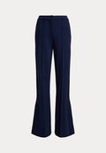 Lauren Ralph Lauren BUTTON-TRIM PONTE WIDE-LEG PANT