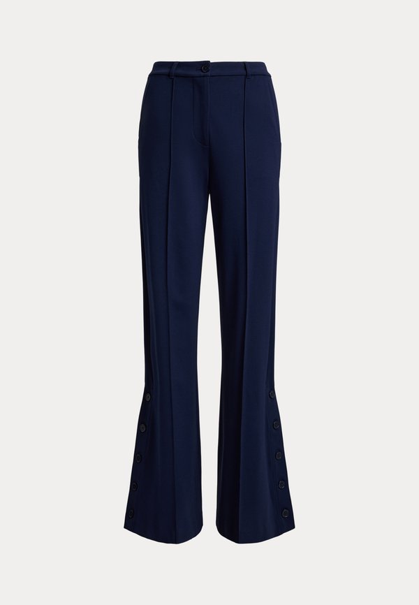 Lauren Ralph Lauren BUTTON-TRIM PONTE WIDE-LEG PANT