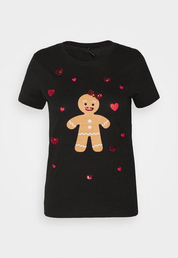 ONLY ONLXMAS LIFE CHRISTMAS  - Print T-shirt - black