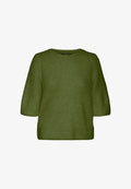 Vero Moda Knitted VMAWSOME Knitted - Basic T-shirt - pesto