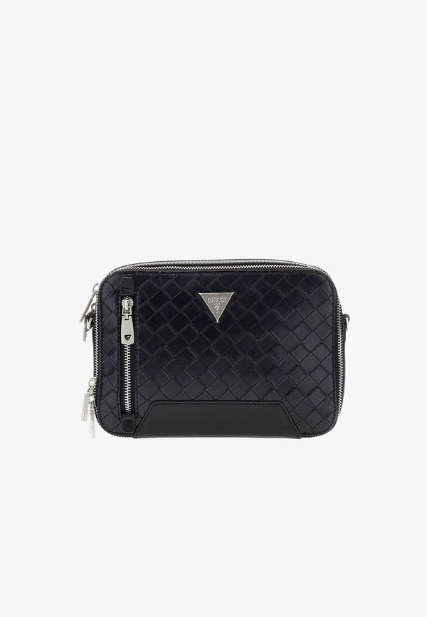 Guess TORINO MINI CROSSBODY TASCHE - Cross body bag - schwarz