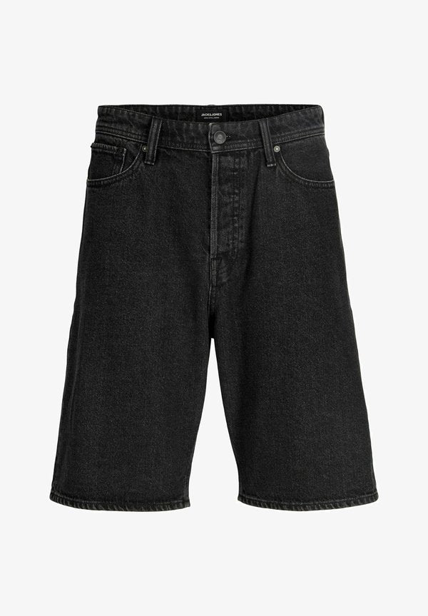 Jack & Jones Denim gy fit - Denim shorts - black denim