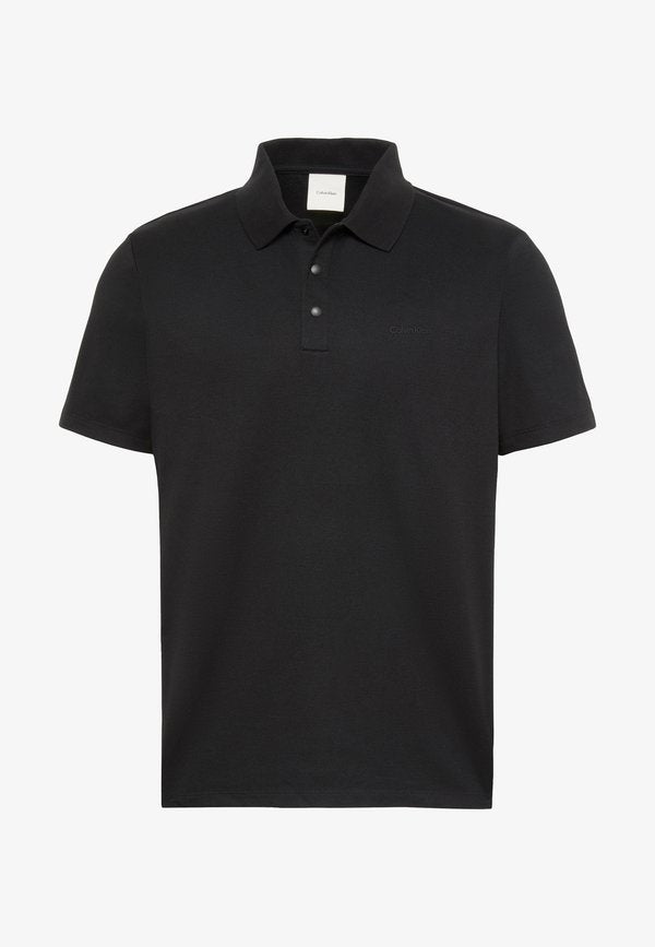 Calvin Klein TECH INTERLOCK COLLECTION - Polo shirt - black