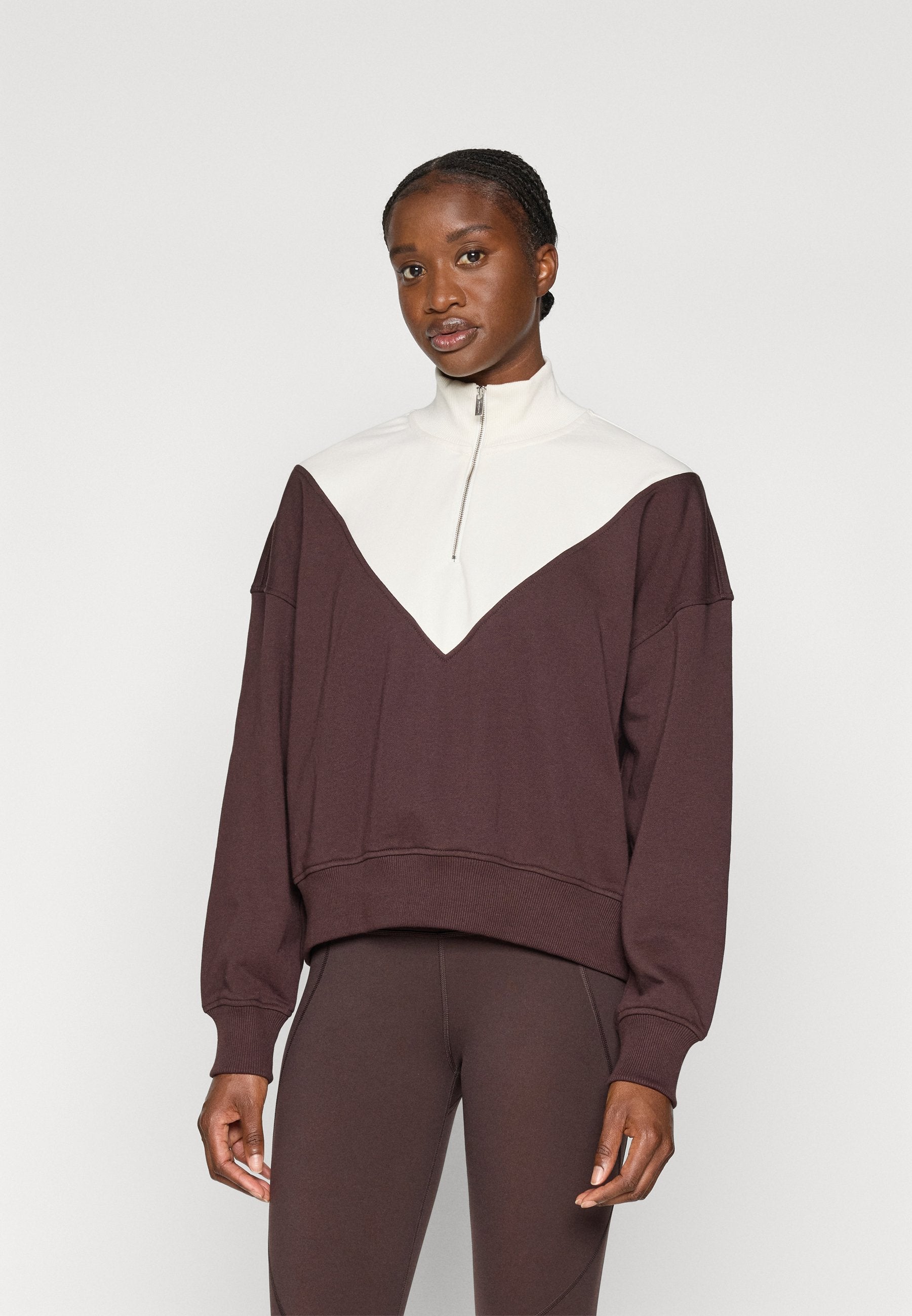 Sweaty Betty REVIVE CROP HALF ZIP NEW