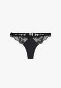 Guess HELEN BESTICKTE TANGAS - String - schwarz