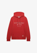 Superdry & Co SUPERDRY 1954 COMPANY RELAXED HOODIE.. - Hoodie - base red