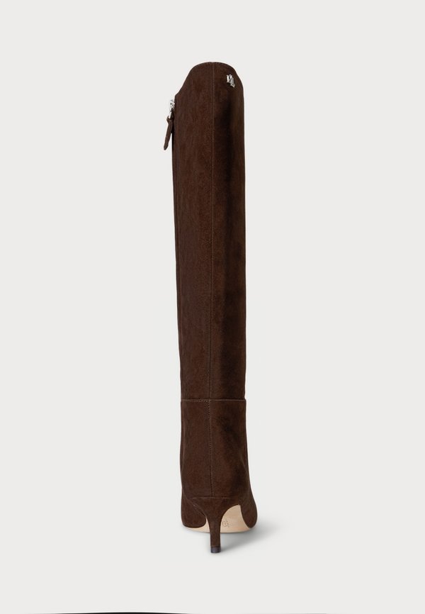 Lauren Ralph Lauren MCKAY SUEDE TALL BOOT HEEL
