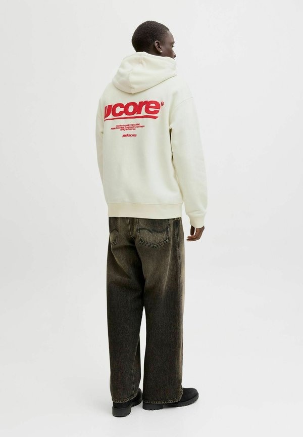 Jack & Jones PULLOVER - Hoodie - sweet corn