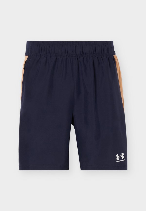 Under Armour CHALLENGER PRO - Sports shorts - midnight navy/orange