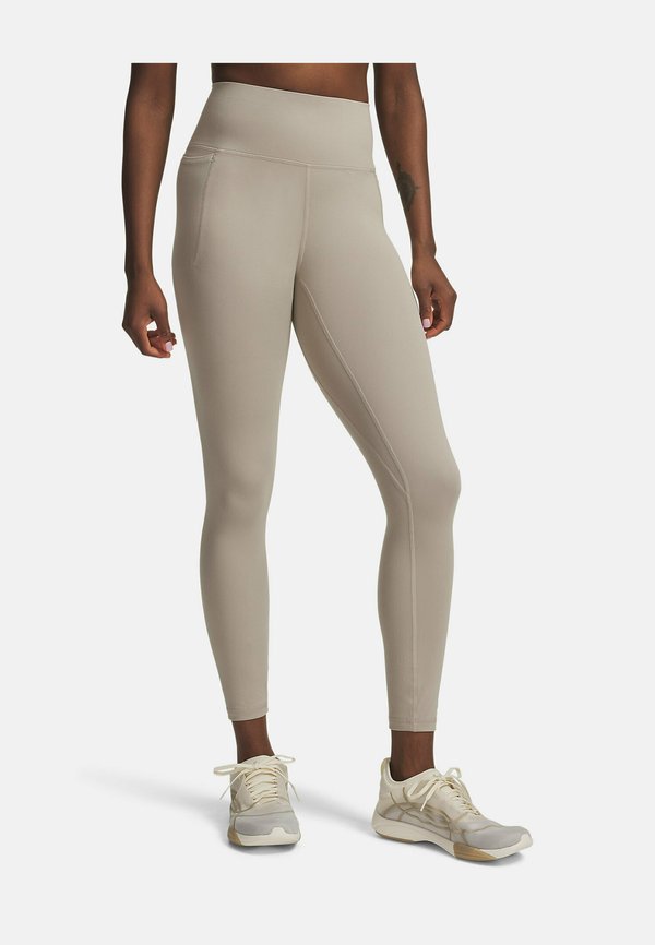 Under Armour MERIDIAN - Leggings - timberwolf taupe