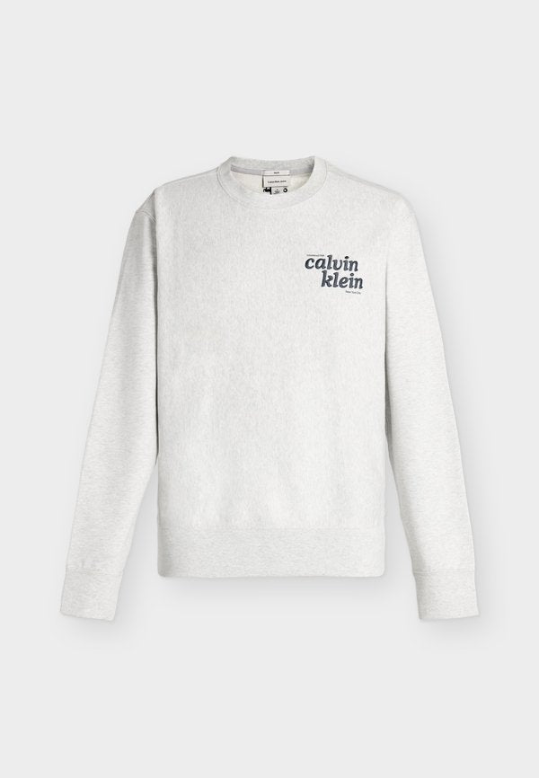 Calvin Klein Jeans EASY FIT CREWNECK - Sweatshirt - snowy heather