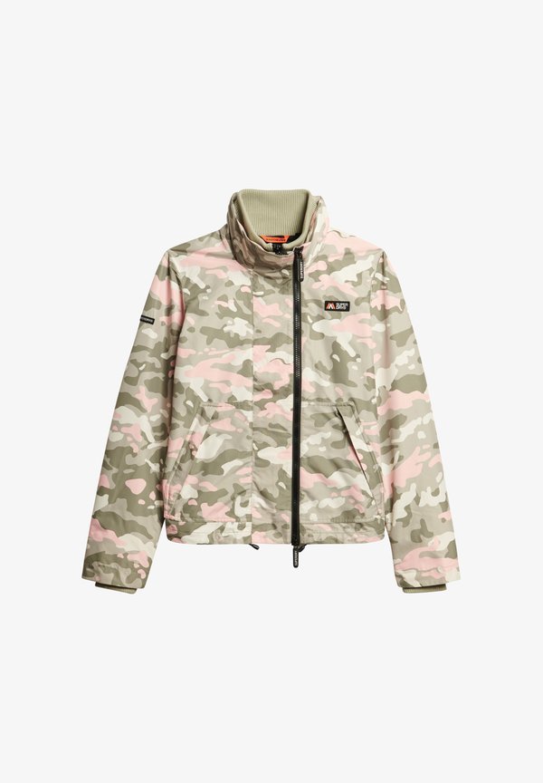Superdry & Co Light jacket - seagrass green pink camo
