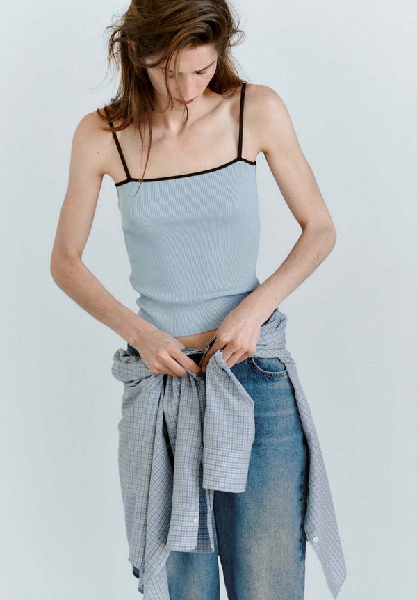 Mango ADULT - Top - light blue