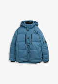 TOM TAILOR MIT ABNEHMBARER KAPUZE - Winter jacket - real teal blue
