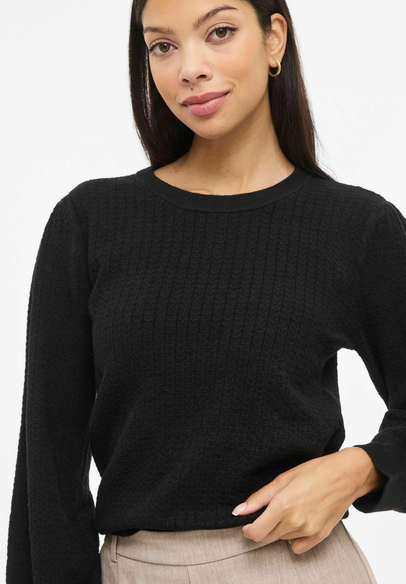 VILA Knitted VIMABLE Round neck
