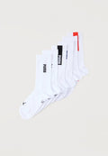 Puma LOGO CREW SOCK 6 PACK UNISEX - Sports socks - white/coloured logo