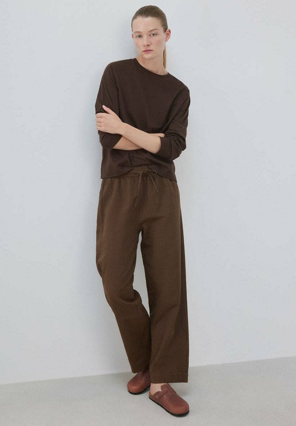 Mango ADULT SET - Pyjama set - brown
