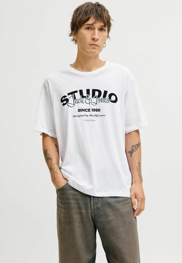 Jack & Jones Printed - Print T-shirt - white