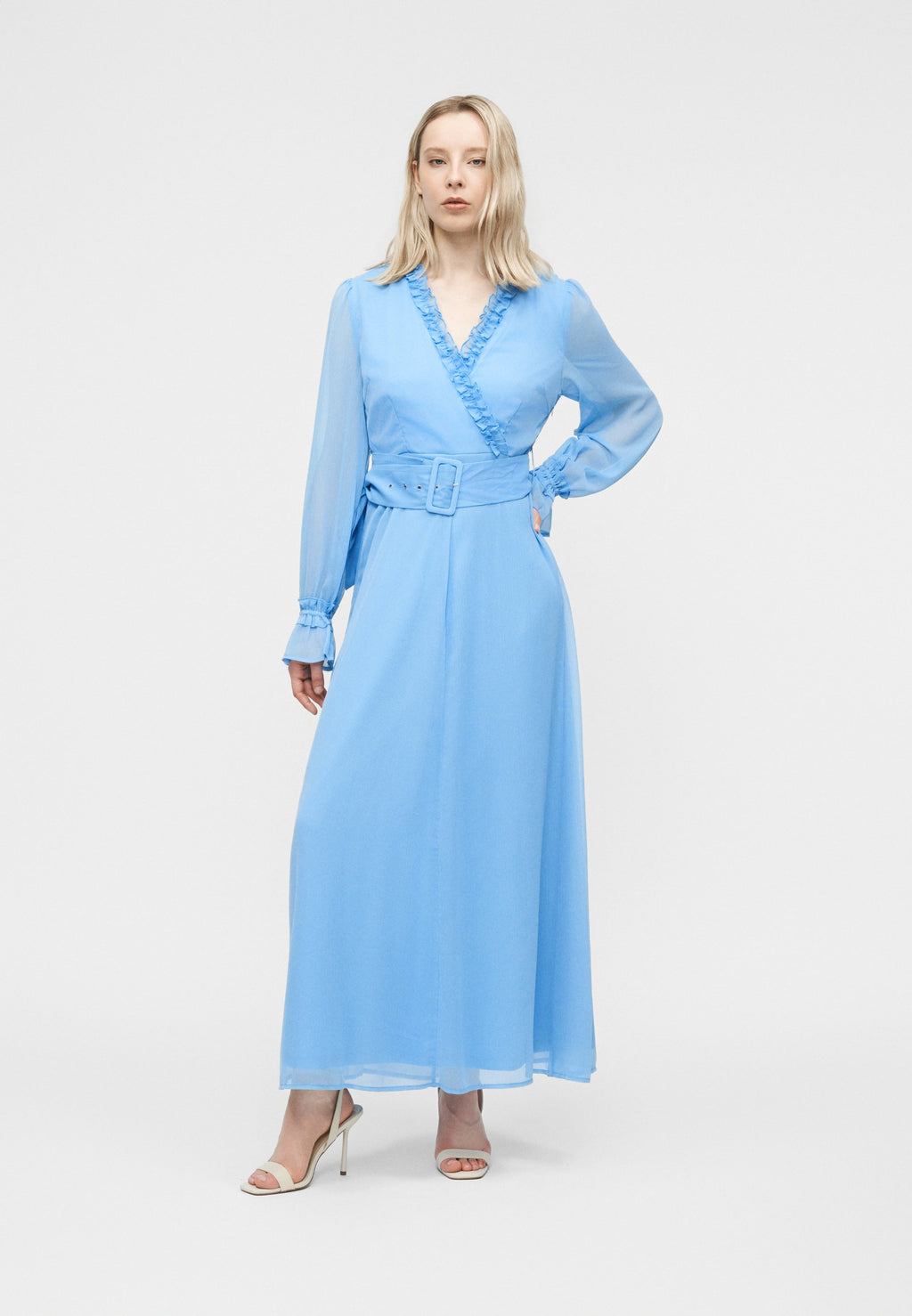 VILA VIEMMA BELT MAXI DRESS
