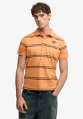 Superdry & Co VINTAGE STRIPE - Polo shirt - orange stripe