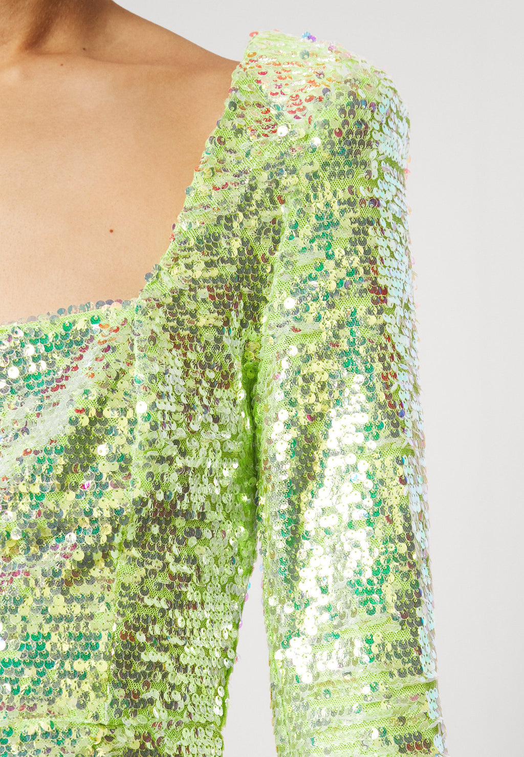 Glamorous Petite MINI SEQUIN DRESS TIE DETAIL