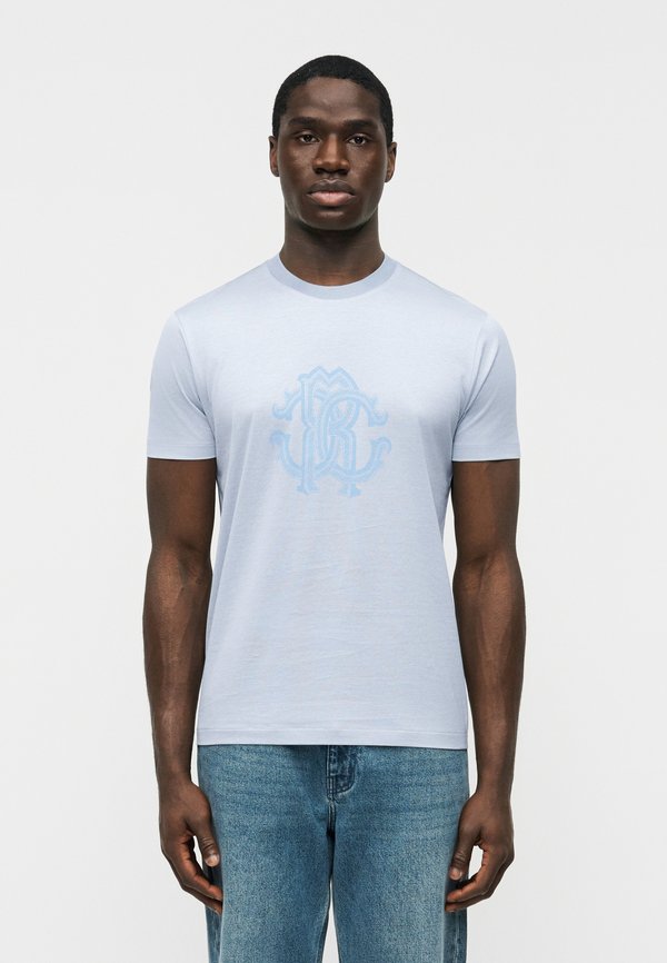 Cavalli Uomo MERCERIZED CHEST LOGO TEE