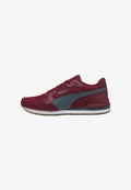 Puma ST RUNNER V4 NL UNISEX - Trainers - garnet glow-evening blue- white-gum